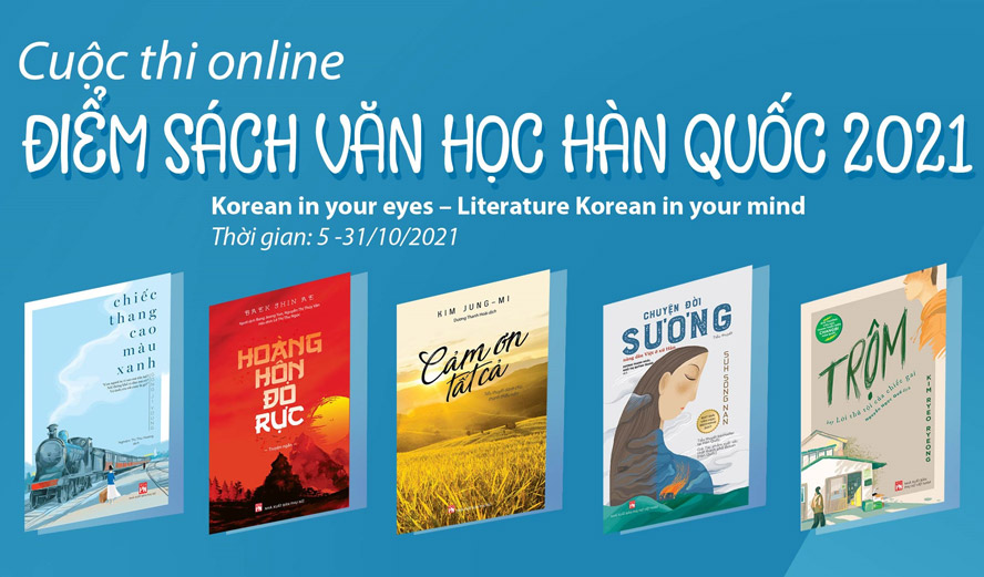 Nhà xuất bản Phụ nữ Việt Nam, phối hợp với Viện Dịch Văn học Hàn Quốc tổ chức cuộc thi online Điểm sách Văn học Hàn Quốc 2021. (Nguồn ảnh: hanoimoi.com.vn)